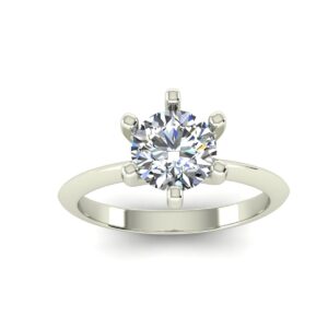 Single Diamond Soliter Ring